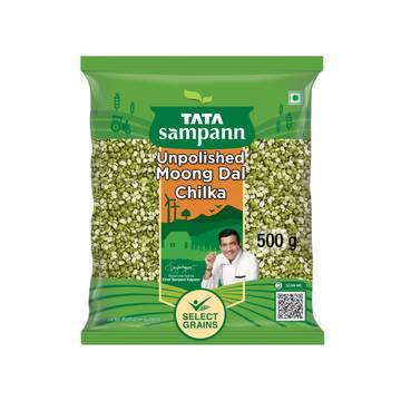Tata Sampann Unpolished Green Moong Dal (Chilka)